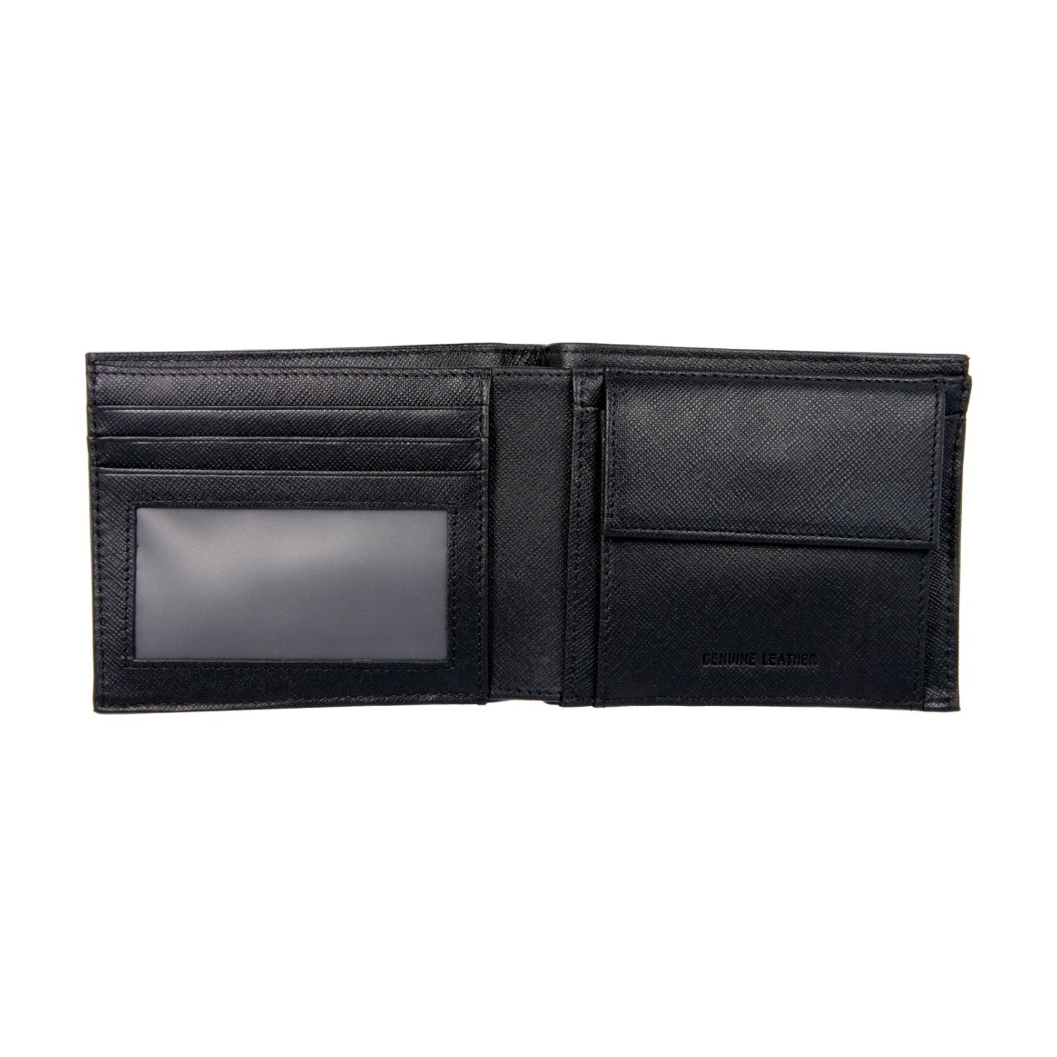 Crossing Black Series Bi-Fold Wallet With Window & Coin Pocket - RFID ...