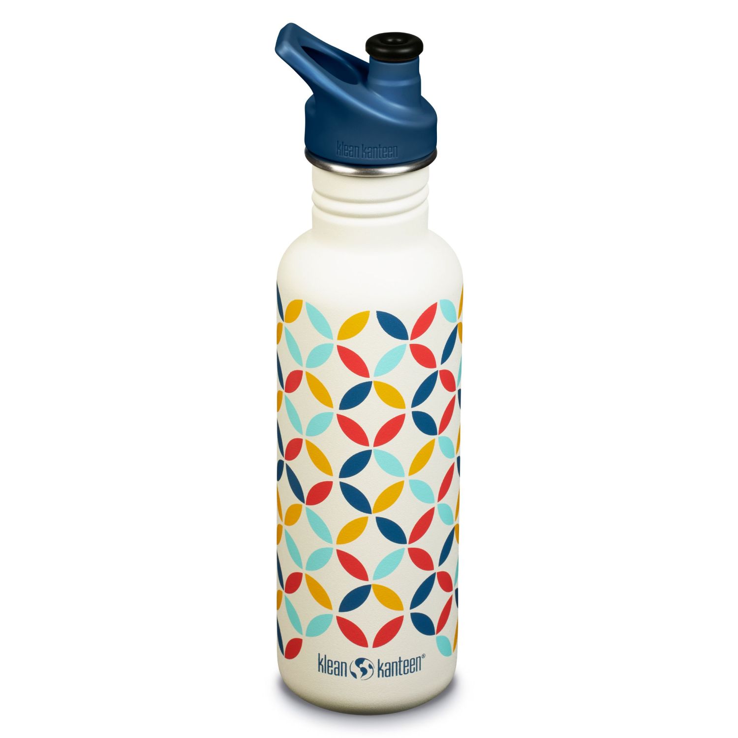 Klean Kanteen 27oz Classic Stainless Steel Water Bottle With Sport Cap - Black Camo - View #9
