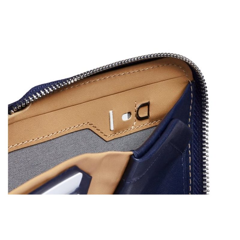 Bellroy Zip Wallet Navy Seager Inc