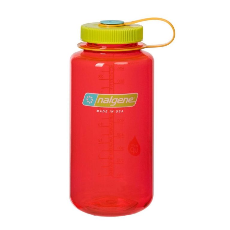 Nalgene 32oz Wide Mouth Water Bottle Pomegranate Seager Inc