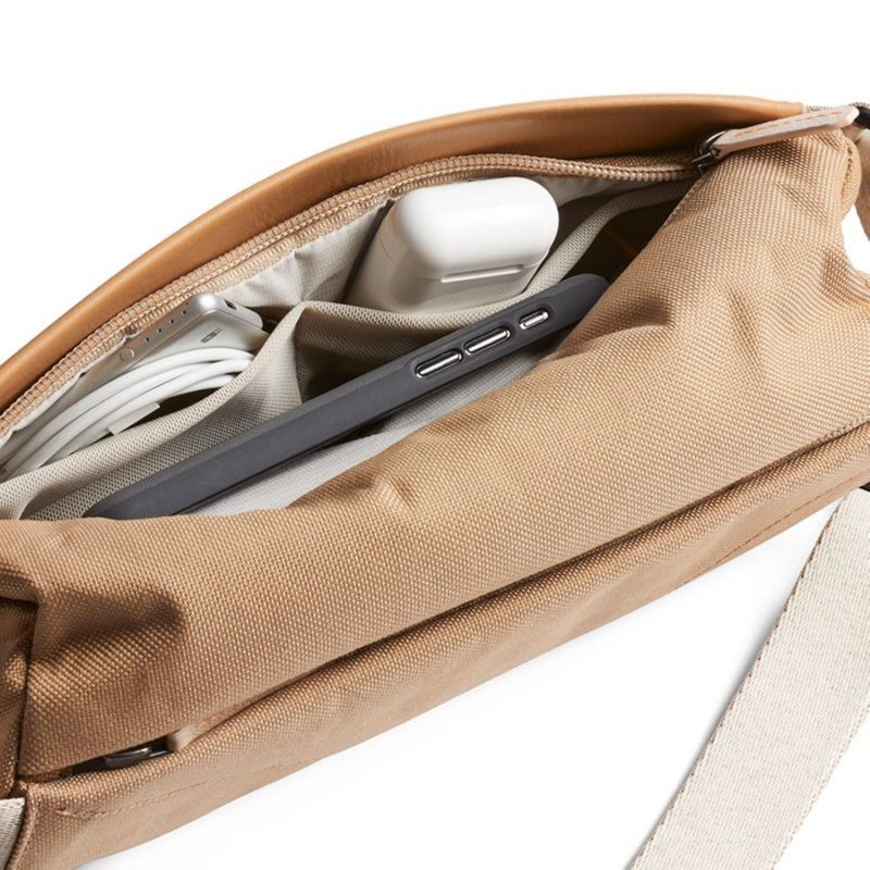Sac Bandoulière Bellroy Sling Mini Premium (4L) En Cuir - Pour Téléphone, Lunettes, Portefeuille - Cuir Certifié
