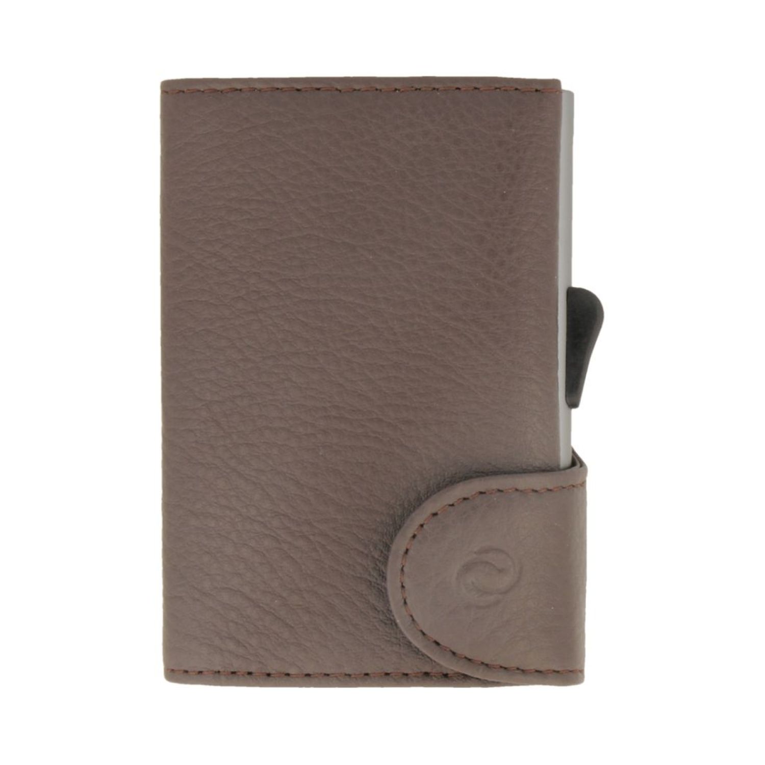 C-Secure Italian Leather Wallet (Testa Di Moro D32444/Grey) - Seager Inc