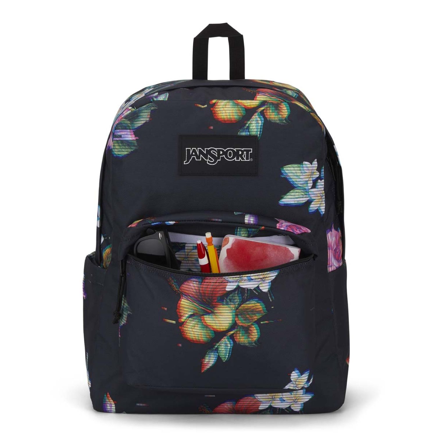 【JANSPORT】SuperBreak Backpack_10colors ☆送料無料☆ Jansport Superbreak Backpack - Floral Glitch - Seager Inc