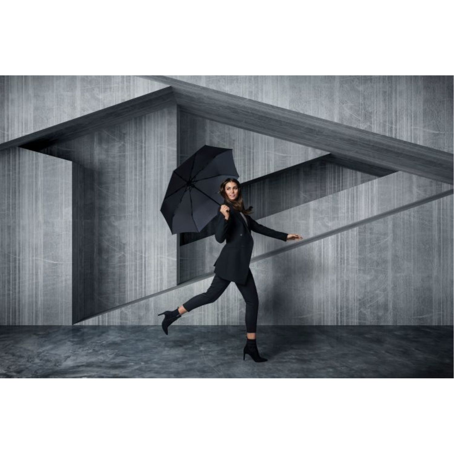 Knirps - Duomatic - Grey Dark Medium Inc Seager A.200 Umbrella V2