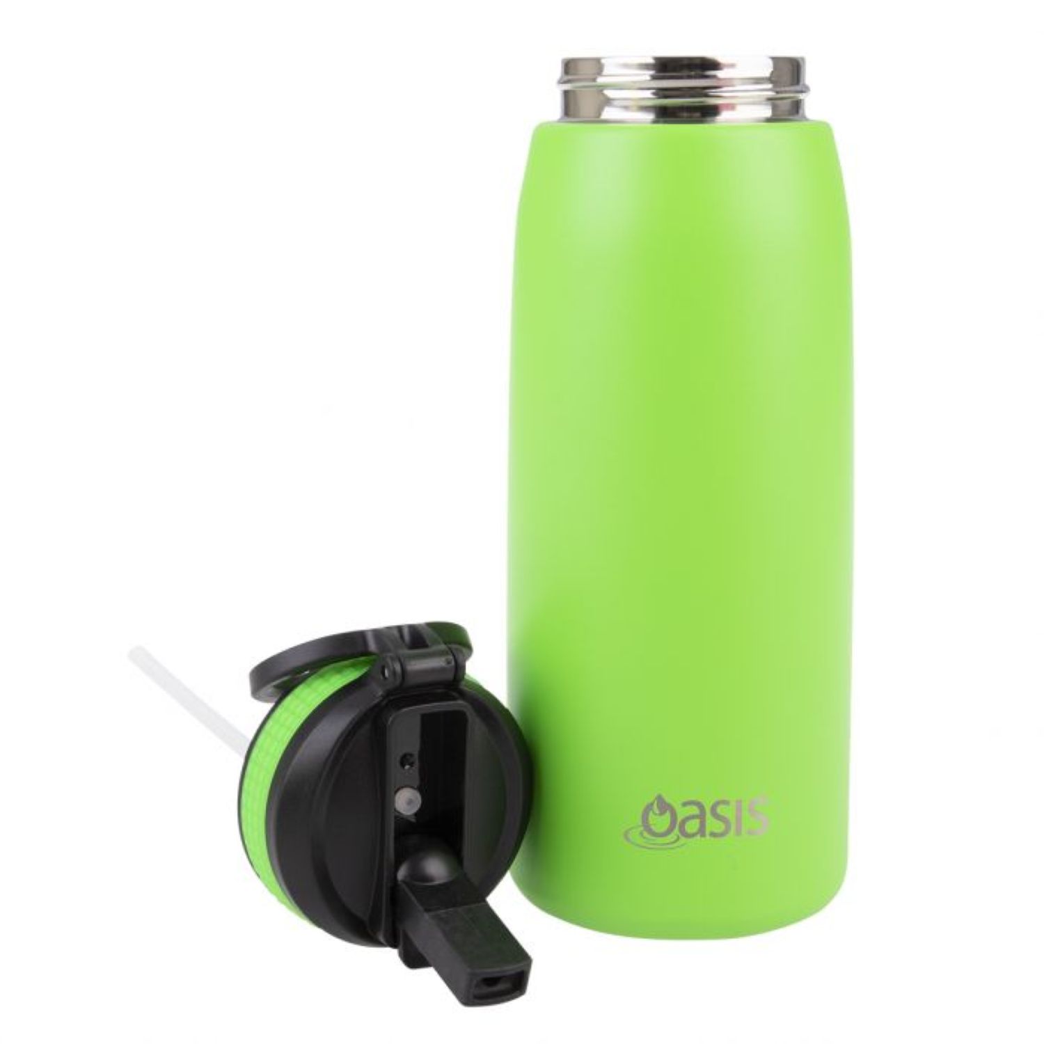 Oasis Kids Insulated S/Steel Drink Bottle (400ml) - Hello Green
